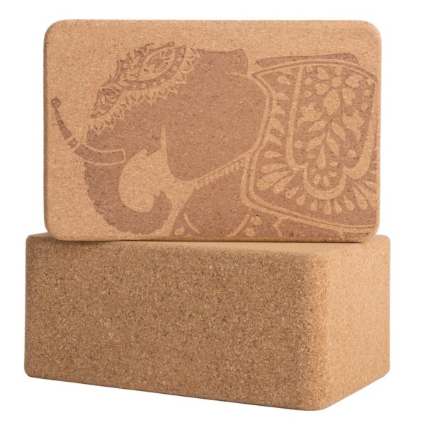 Cork Wood Yoga Blocks