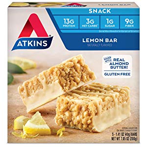 Atkins Gluten Free Snack Bar, Lemon Bar